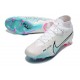 Nike Air Zoom Mercurial Superfly IX Elite FG Blanco Azul Báltico Rosa Blast Indigo Haze