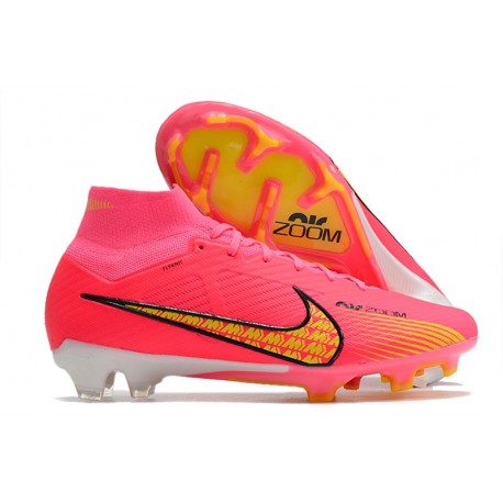 Nike Air Zoom Mercurial Superfly IX Elite FG Rojo Amarillo
