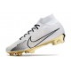 Nike Air Zoom Mercurial Superfly IX Elite FG Blanco Oro Negro