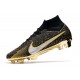 Nike Air Zoom Mercurial Superfly IX Elite FG Negro Oro Argento
