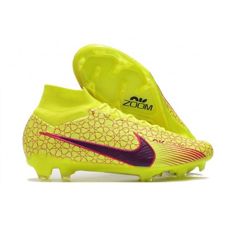 Nike Air Zoom Mercurial Superfly IX Elite FG Amarillo Negro