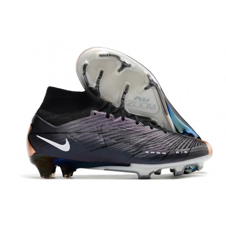 Nike Air Zoom Mercurial Superfly IX Elite FG Negro Oro Blanco