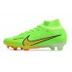 Nike Zoom Mercurial Superfly 9 Elite FG Verde Amarillo