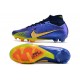 Nike Zoom Mercurial Superfly 9 Elite FG Lila Amarillo