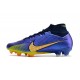 Nike Zoom Mercurial Superfly 9 Elite FG Lila Amarillo