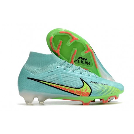 Nike Zoom Mercurial Superfly 9 Elite FG Verde Amarillo