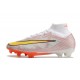 Nike Zoom Mercurial Superfly 9 Elite FG Blanco Oro Argento