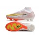 Nike Zoom Mercurial Superfly 9 Elite FG Blanco Oro Argento