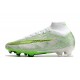 Nike Zoom Mercurial Superfly IX Elite FG Blanco Verde