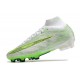 Nike Zoom Mercurial Superfly IX Elite FG Blanco Verde