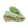 Nike Air Zoom Mercurial Superfly IX Elite SG Casi Verde Oscuro Azul Total Naranja