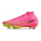 Nike Air Zoom Mercurial Superfly IX Elite SG Rosa Blast Voltio Gridiron