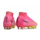 Nike Air Zoom Mercurial Superfly IX Elite SG Rosa Blast Voltio Gridiron