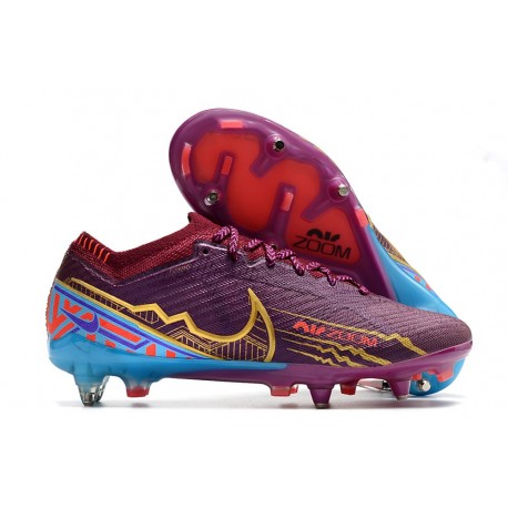 Nike Zoom Mercurial Vapor 15 Elite SG-Pro Ac KM Remolacha Oscura Mtlc Vivid Dorado